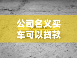 公司名义买车可以贷款吗：企业购车能否申请贷款