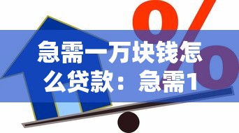 急需一万块钱怎么贷款：急需1万元周转哪里能快速贷款