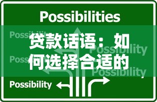 贷款话语：如何选择合适的借款方案