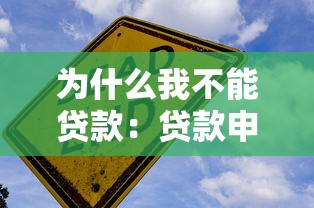 为什么我不能贷款：贷款申请被拒原因何在