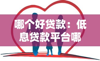 哪个好贷款：低息贷款平台哪家更划算