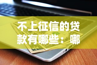 不上征信的贷款有哪些：哪些贷款平台不查征信记录