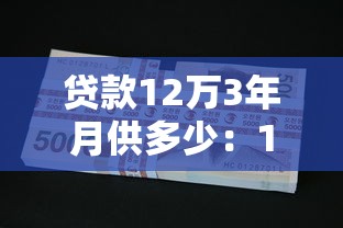 贷款12万3年月供多少：12万车贷3年每月还多少