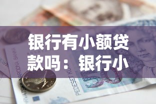 银行有小额贷款吗：银行小额贷款如何申请