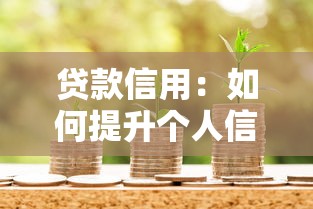 贷款信用：如何提升个人信贷资质