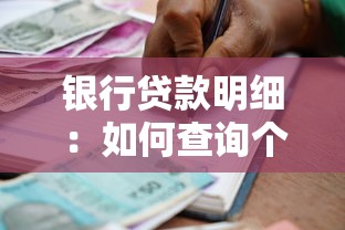 银行贷款明细：如何查询个人贷款详细记录