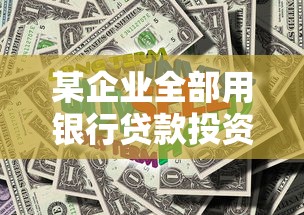 某企业全部用银行贷款投资：企业贷款投资的风险与收益如何权衡