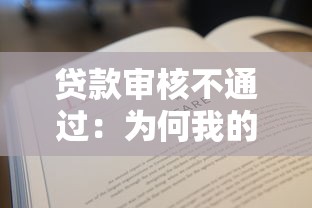 贷款审核不通过：为何我的贷款申请被拒