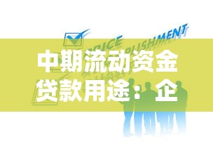 中期流动资金贷款用途：企业如何合规使用一年期经营贷资金