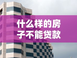 什么样的房子不能贷款：哪些房产类型无法申请房贷