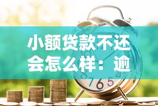 小额贷款不还会怎么样：逾期小额借贷后果有哪些