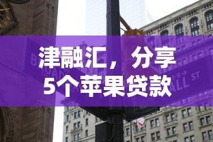 津融汇，分享5个苹果贷款口子