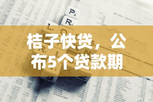 桔子快贷，公布5个贷款期限长的平台