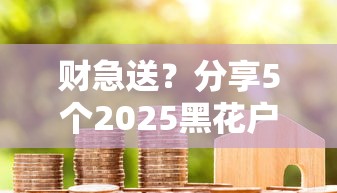 财急送？分享5个2025黑花户借款平台