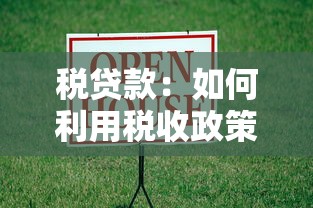 税贷款：如何利用税收政策申请低息贷款