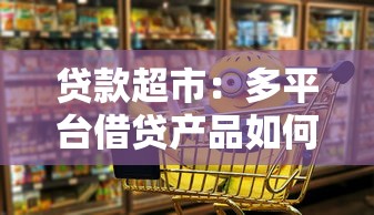 贷款超市：多平台借贷产品如何一站式比较