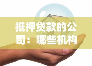 抵押贷款的公司：哪些机构提供房产抵押融资服务