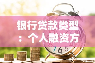 银行贷款类型：个人融资方式有哪些可选方案