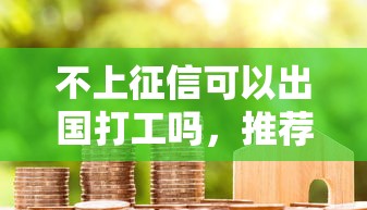 不上征信可以出国打工吗，推荐五个2025最新房产抵押贷款平台好