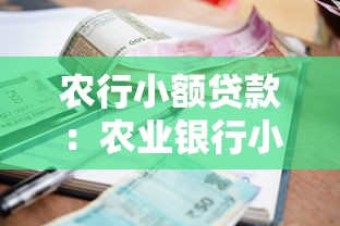 农行小额贷款：农业银行小额贷款如何申请