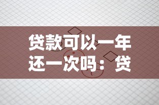 贷款可以一年还一次吗：贷款能否选择每年还款一次