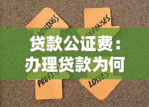 贷款公证费：办理贷款为何需要支付公证费用