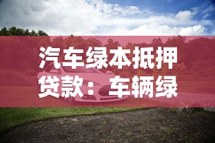 汽车绿本抵押贷款：车辆绿本抵押有哪些隐藏风险