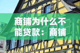商铺为什么不能贷款：商铺贷款受限的原因是什么
