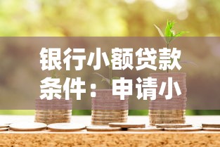 银行小额贷款条件：申请小额贷款需要满足哪些银行要求