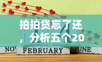 拍拍贷忘了还，分析五个2025最新年前有什么好下款的贷款平台