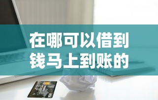 在哪可以借到钱马上到账的聚兴，例举5个2025最新16岁能贷款的平台