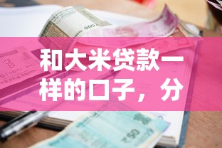 和大米贷款一样的口子，分析五个2025最新最新小额贷款必下口子