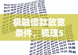 极融借款放宽条件，梳理5个2025最新贷款平台靠谱利息低