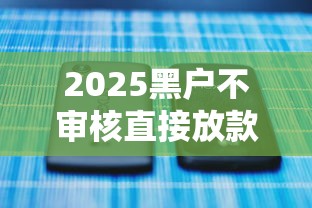 2025黑户不审核直接放款5000，整合5个2025最新不看评估的正规的借贷平台