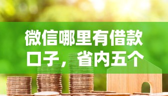 微信哪里有借款口子，省内五个2025最新抵押车贷款平台好