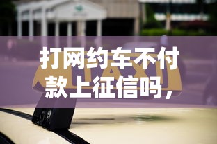 打网约车不付款上征信吗，同城五个2025最新有适合60一65岁的贷款平台