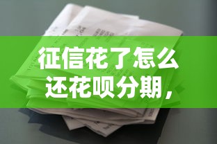 征信花了怎么还花呗分期，总结五个2025最新大学生贷款平台