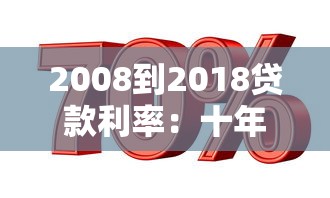 2008到2018贷款利率：十年间贷款利率如何变化