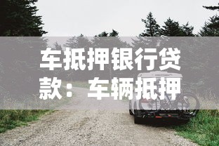 车抵押银行贷款：车辆抵押贷款常见问题有哪些？