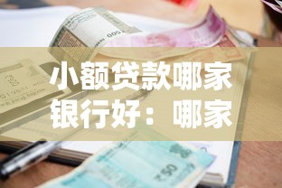 小额贷款哪家银行好：哪家银行小额贷款审批快