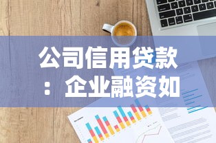 公司信用贷款：企业融资如何申请无抵押贷款