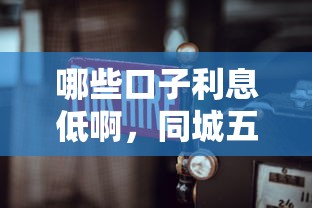 哪些口子利息低啊，同城五个2025最新小微企业网上贷款平台
