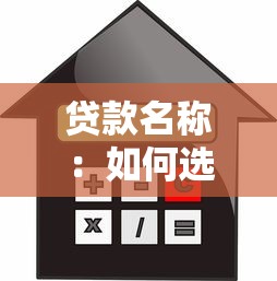 贷款名称：如何选择合适的借贷产品