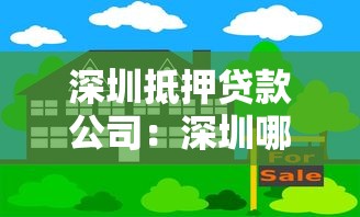 深圳抵押贷款公司：深圳哪里可以办理房产抵押贷款