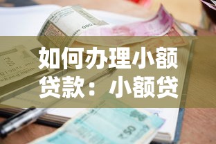 如何办理小额贷款：小额贷款申请流程及条件有哪些