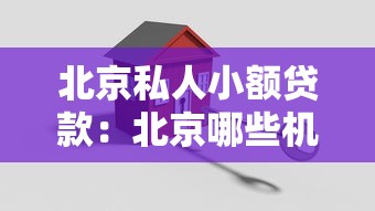 北京私人小额贷款：北京哪些机构提供小额贷款？