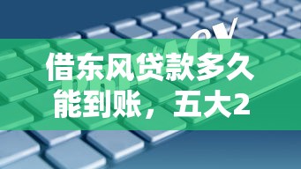 借东风贷款多久能到账，五大2025最新私借口子