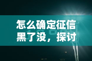 怎么确定征信黑了没，探讨五款2025最新哪些网贷平台是正规的