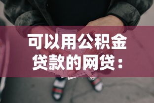 可以用公积金贷款的网贷：2025年哪些网贷支持公积金贷款