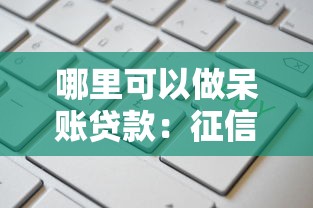 哪里可以做呆账贷款：征信有呆账记录哪里能借钱
